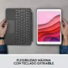 Logitech Capa Slim Combo com Teclado Retroiluminado para iPad 7th gen