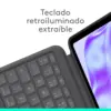 Logitech Combo Touch Grafite iPad Pro 13″ Tela Inteligente
