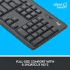Logitech MK295 Silent Teclado e Rato Sem Fios Multicolorido