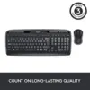 Logitech MK330 Teclado e Rato Wireless US Preto Sem fio