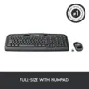 Logitech MK330 Teclado e Rato Wireless US Preto Sem fio