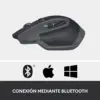 Logitech MX Master 2S Mouse 4000 DPI RF Wireless Grafite