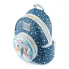 Loungefly Mochila Disney Mickey Minnie Snowman
