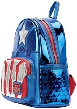 Loungefly Mochila Metallic Capitan America 26cm