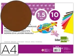 Papel Musgami Goma Eva 60G/M2 Din A4 1,5mm