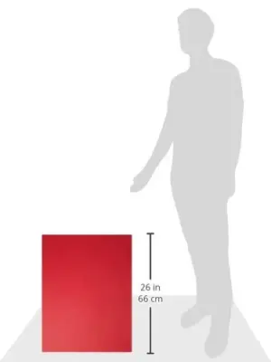 Cartolina 240G/M2 vermelha Natal 50×65 cm 25 folhas