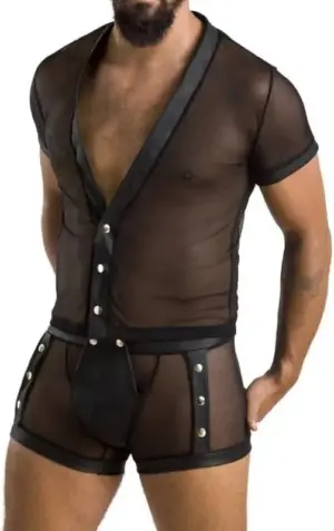 Passion Passion 052 Conjunto Homem Preto S/M