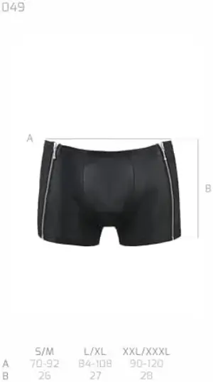 Passion 049 Curto Homem Preto Matt S/M