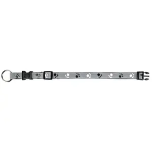 Trixie Coleira Silver Reflect S/M