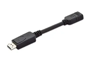 Digitus Cabo Adaptador DisplayPort para HDMI 15cm F/M