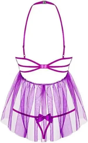 Obsessive Delishya Babydoll Sedutor Preto S/M