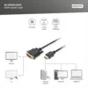 Digitus Cabo Adaptador HDMI para DVI 3m M/M