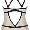 Obsessive Nudelia Teddy Sedutor Beige Creme S/M