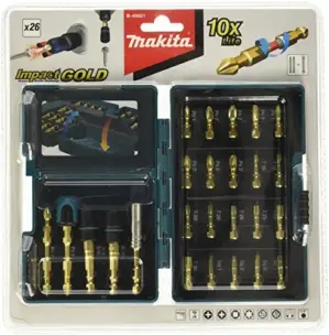 Makita Conjunto Bits Impact Gold B-49921 Pontas de Torção