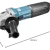 Makita GA5040RZ 1100W 125mm
