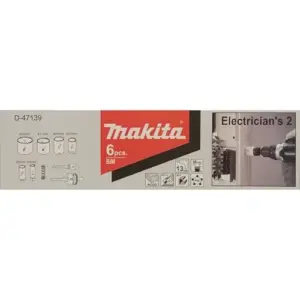 Makita Kit Brocas de Coroa D-47139 6 Peças