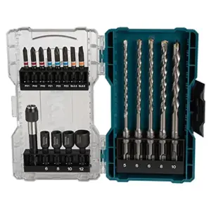 Makita Kit de Brocas com Porta-Brocas SDS-PLUS