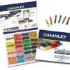 Manley Caixa de Cera Colorida 192 Unidades