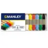 Manley Ceras Coloridas 6cm 6 unidades