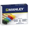 Manley Ceras Coloridas 6cm 6 unidades