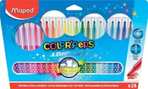 Maped Canetas de Feltro Color Peps Long Life 18 un