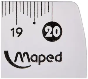 Maped Régua 20cm Plástico Transparente