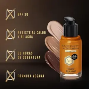 Max Factor Facefinity Base 3 em 1 Tom W95
