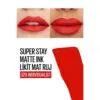 Maybelline Superstay Matte Ink Spiced Tom 320 Veludo Sem Brilho