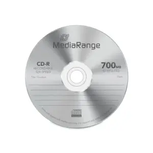 MediaRange CD-R 700MB Prateado 80 min