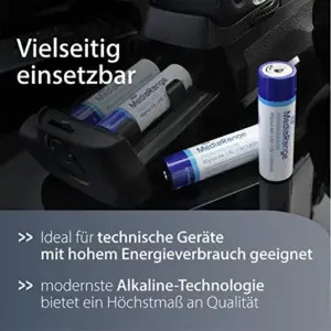 MediaRange Pilhas Alcalinas 1850mAh AA