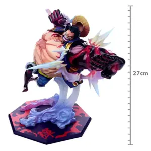 Megahouse One Piece Figuras de Coleção Monkey D. Luffy Sa Maximum Portrail 33cm