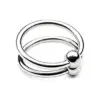 Metal Hard Double Glans Ring Aço Inoxidável 30MM