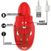 MIA Mia Selena Stimulator Vibrating Tapping Red