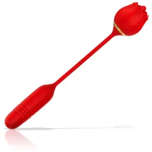 MIA Vienna Duplo Prazer Licking Vibrador Tempo e Silicone Branco