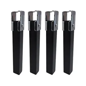 Micel Pernas de Cama PT25 Aço Preto 3x3x25,5cm