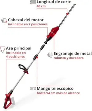 Einhell GE-HH 18/45 1.700 corte/min telescópico