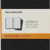 Moleskine Caderno Cahier de Bolso Pautado Preto 3 UNID