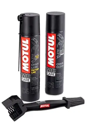 Motul Pack Limpeza e Lubrificação de Correntes para Motos