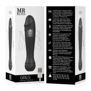 Mr Boss Greg Vibrador Pessoal