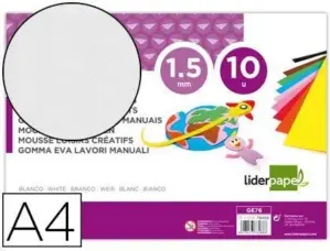 Papel Musgami Goma Eva 60g/m² A4 1,5mm