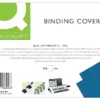 Q-Connect Capas de Encadernação 250g/m² Azul 100 un.