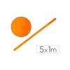 Papel Kraft 65g/m² Laranja Forte Rolo 5x1m