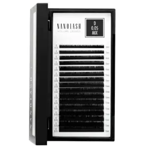 Nanolash Extensões de Pestanas Postiças 0.05 Curvatura D 6-13mm