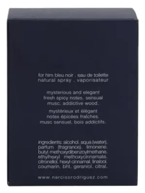 Narciso Rodriguez Bleu Noir Man Eau de Toilette