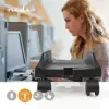Nedis Suporte PC Regulável com 4 Rodas Metal Plástico