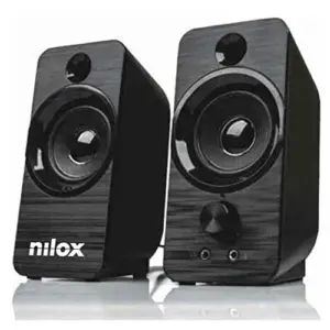 Nilox NXAPC02 Altifalantes para PC Preto