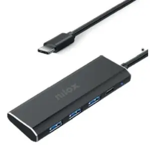 Nilox NXHUBUSBC03 Hub USB-C 3XUSB 3.0 1XUSBC