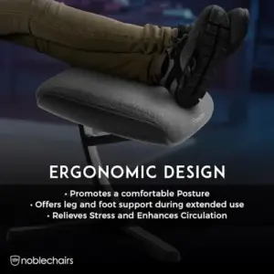 Noblechairs NBL-FR-TX-ATC Cadeira Gaming Apoio de Pés V2 TX Anthracite