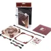 Noctua ventoinha para PC 120mm silenciosa NF-A12X25-FLX
