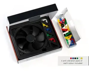 Noctua ventoinha para PC 140mm preto NF-A14 PWM Chromax Black Swap